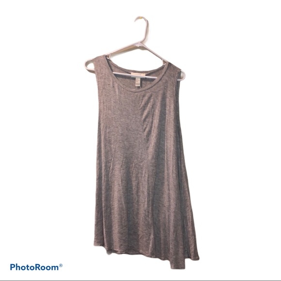 FOREVER 21 • Long Gray Tank Top - Picture 1 of 3